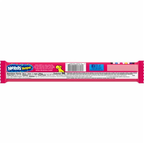 Nerds® Rainbow Rope Candy Perspective: back