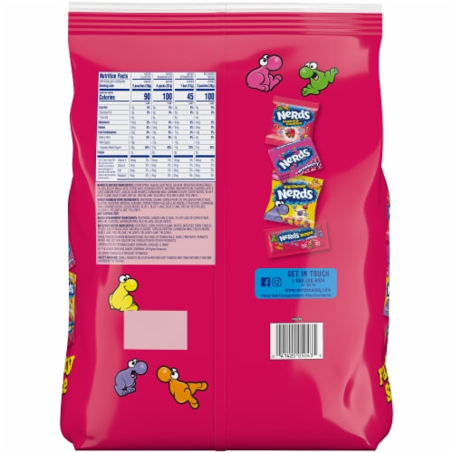 Nerds® Mixed Candy Party Size Variety Bag Perspective: back