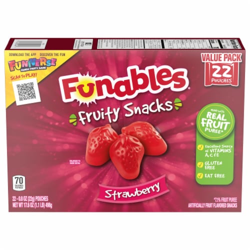 Funables™ Strawberry Fruity Snacks Perspective: back