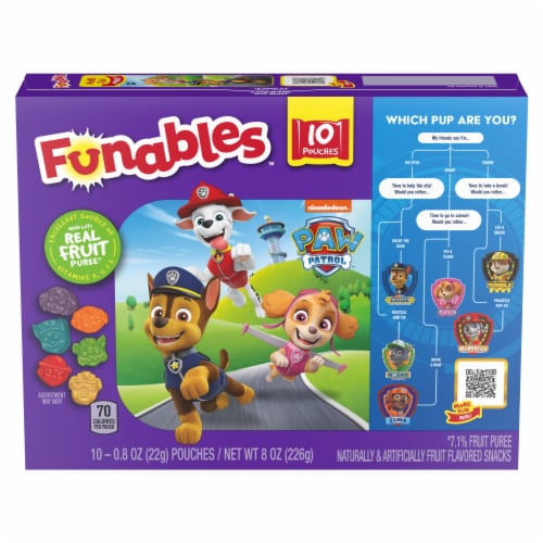 Funables Fruity Snacks PAW Patrol Perspective: back