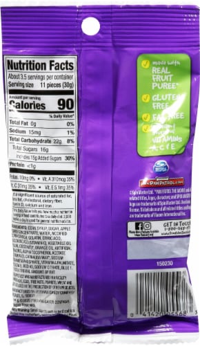 Funables™ Paw Patrol Assorted Fruit Flavored Snacks Perspective: back