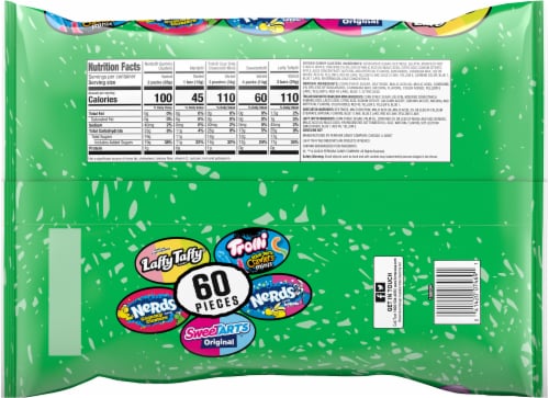 SweeTARTS Easter Bunny Egg Filler Assorted Premium Candy Bag Perspective: back