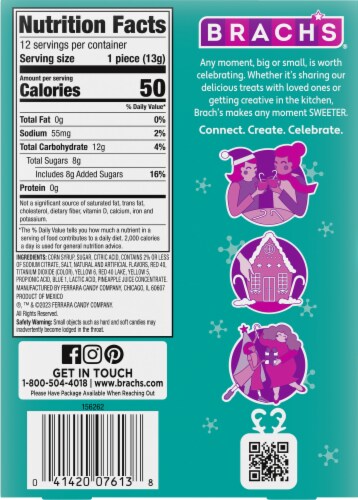 Brach's® Holiday Heat Sweet & Spicy Candy Canes Perspective: back