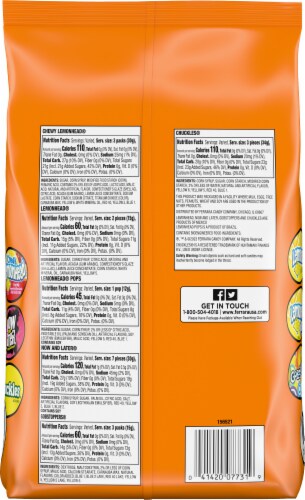Kiddie Mix® Lemonhead Assorted Mix Candy Bag Perspective: back