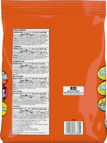 Kiddie Mix Assorted Halloween Candy Perspective: back