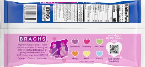 Brach's® Go Global Conversation Hearts Candy Bag Perspective: back