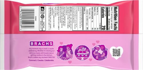 Brach's® Cinnamon Imperial Hearts Valentine Candy Bag Perspective: back