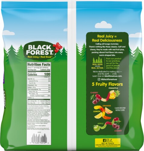Black Forest® Gummy Worms Perspective: back