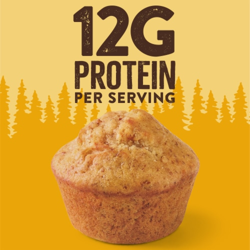 Krusteaz® Protein Banana Nut Muffin Mix Perspective: back
