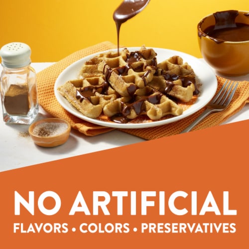 Krusteaz® Light and Crispy Cinnamon Churro Belgian Waffle Mix Perspective: back