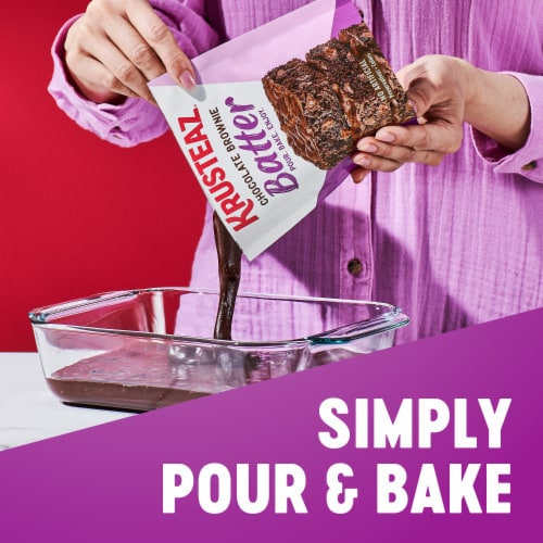Krusteaz® Chocolate Brownie Batter Perspective: back
