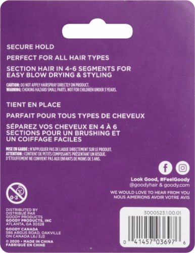 Goody Aluminum Sectioning Clips Perspective: back