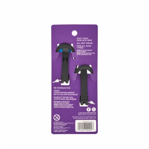 Goody Ouchless Comfort-Flex Barrettes Perspective: back