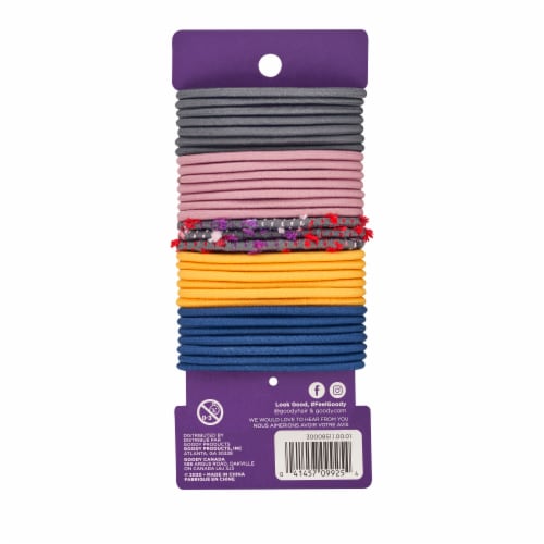 Goody® Ouchless® Fringe Elastics Hair Ties Perspective: back