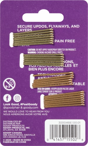 Goody Blonde Bobby Pins Perspective: back