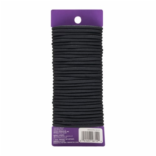 Goody® Ouchless Little Black Dress Medium Hair Braided Elastics Perspective: back