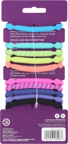 Goody® Ouchless Forever Neon Elastics Perspective: back