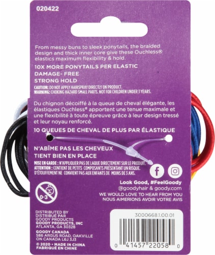 Goody Girls Ouchless Medium 2MM Elastics Perspective: back