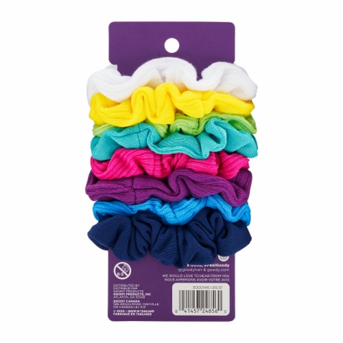 Goody Neon Jersey Scrunchies Perspective: back