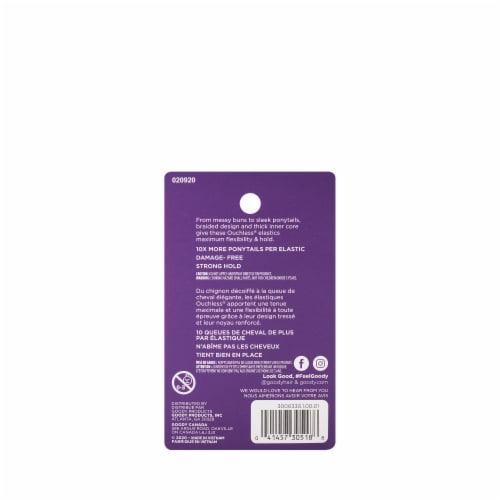 Goody® Kids Mini Braided Elastics Perspective: back