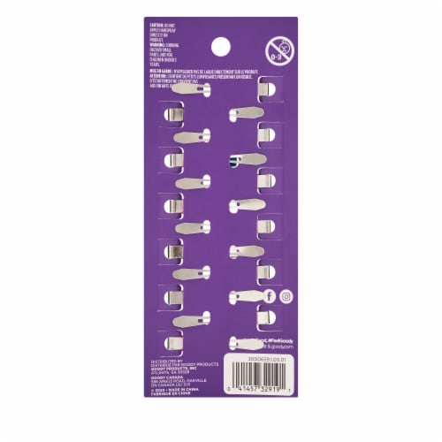 Goody® Snap & Go Snap Hair Clips Perspective: back