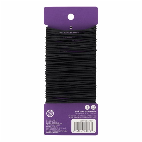 Goody Ouchless Black Elastics Perspective: back