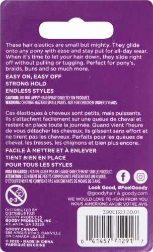Goody® Ouchless Fine Hair Mini Elastics Perspective: back