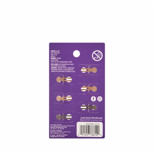 Goody® Brunette Colour Collection Contour Clips Perspective: back