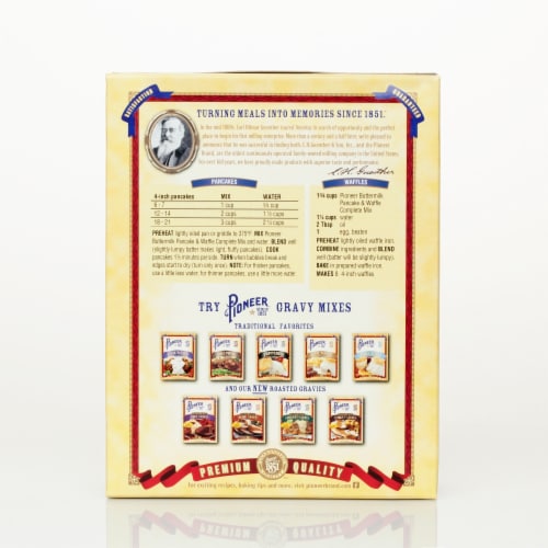 Pioneer™ Complete Buttermilk Pancake & Waffle Mix Perspective: back