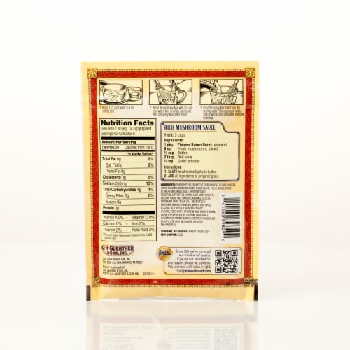 Pioneer­™ Brown Gravy Mix Perspective: back