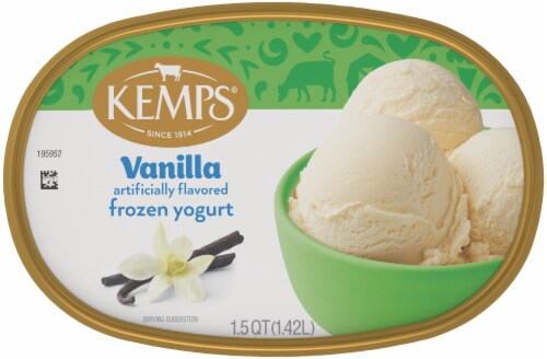 Kemps Vanilla Frozen Yogurt Perspective: back