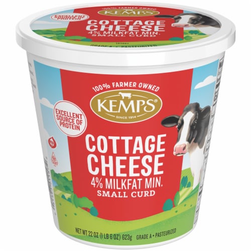 Kemps® 4% Milkfat Small Curd Cottage Cheese Perspective: back