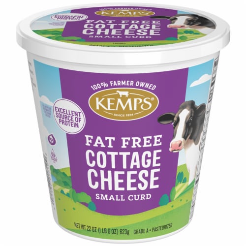 Kemps® Fat Free Cottage Cheese 22 oz. Perspective: back