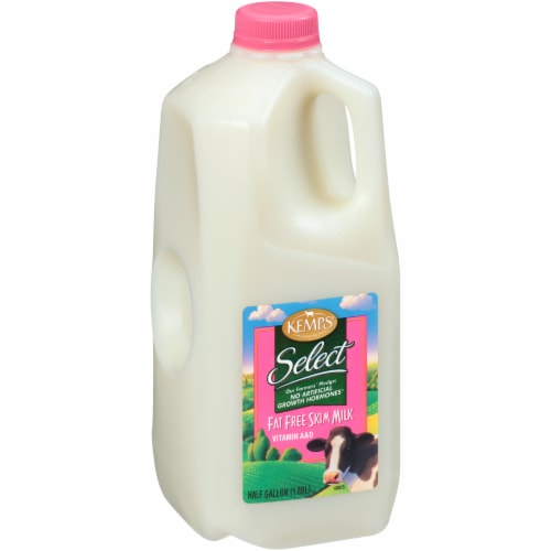 Kemps Select Fat Free Skim Milk Perspective: back