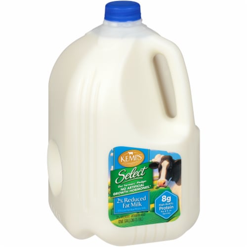 Kemps Select 2% Reduced Fat Milk Perspective: back