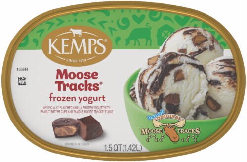 Kemps Moose Tracks Frozen Yogurt Perspective: back