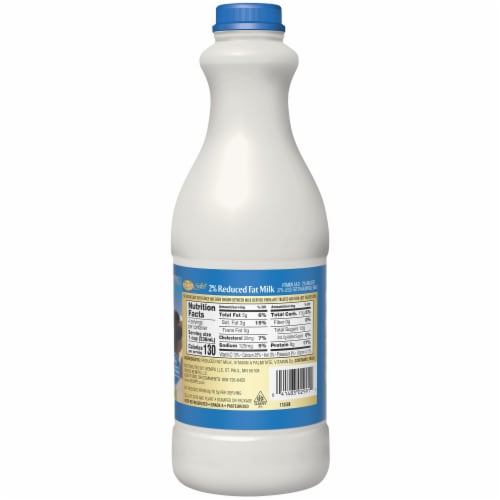 Kemps Select 2% Reduced Fat Milk Perspective: back