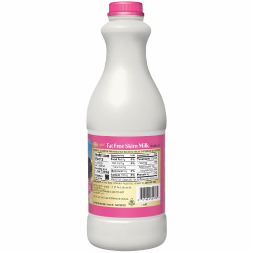 Kemps Select Fat Free Skim Milk Perspective: back
