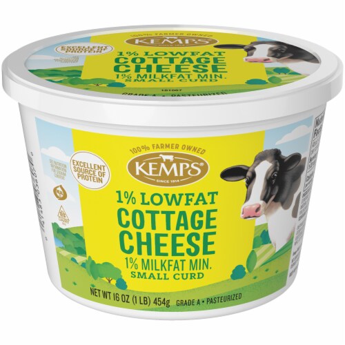 Kemps 1% Low Fat Cottage Cheese Perspective: back