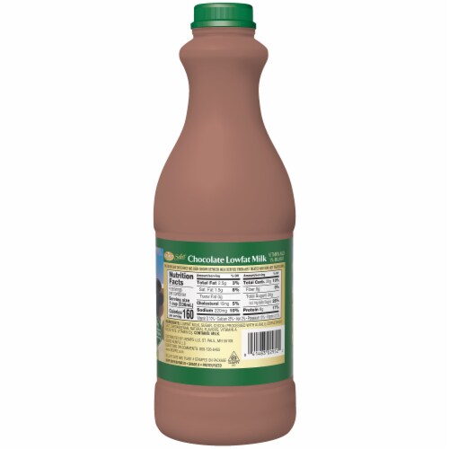 Kemps Select 1% Lowfat Chocolate Milk Perspective: back
