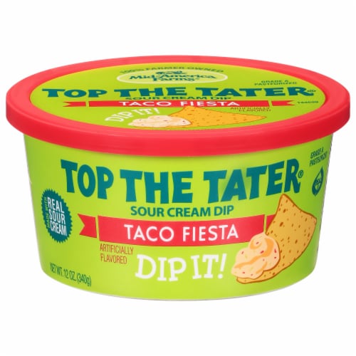 Mid-America Farms Top the Tater® Taco Fiesa Sour Cream Dip Perspective: back