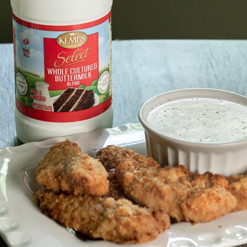 Kemps Select Cultured Whole Buttermilk Perspective: back