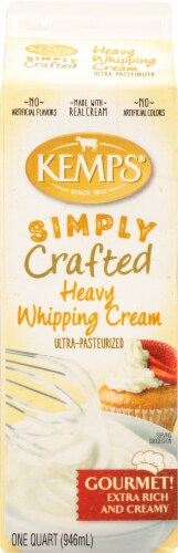 Kemps® Simply Crafted Heavy Whipping Cream Perspective: back