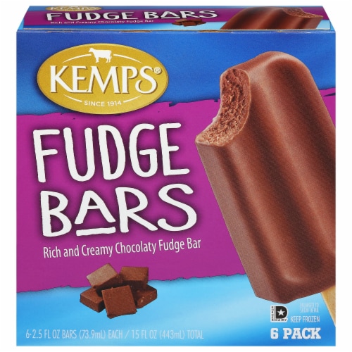 Kemps Fudge Ice Cream Bars Perspective: back