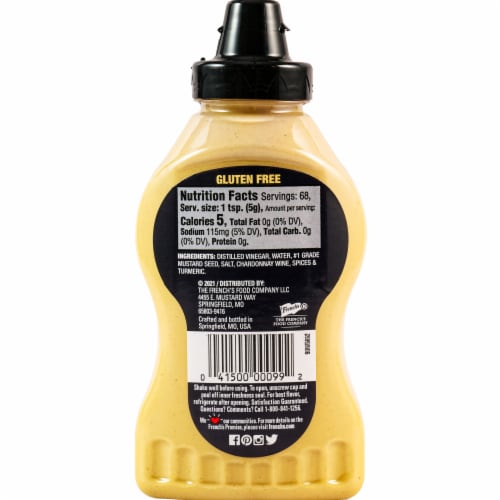 French's® Dijon Mustard with Chardonnay Perspective: back