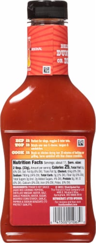 Frank's Red Hot® Thick Sauce Perspective: back