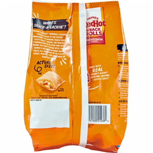 Frank's RedHot® Ranch & Bacon Snack Rolls Perspective: back