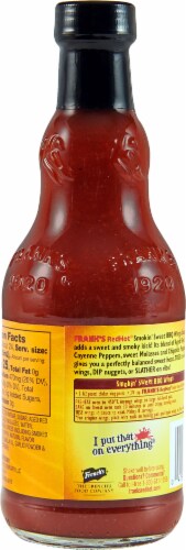 Frank's RedHot® Smokin Sweet BBQ Wing Sauce Perspective: back