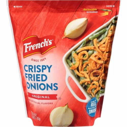 French's French Fried Onions (26.5 Ounce bag) Perspective: back