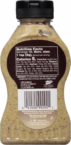 French's® Stone Ground Dijon Mustard Perspective: back